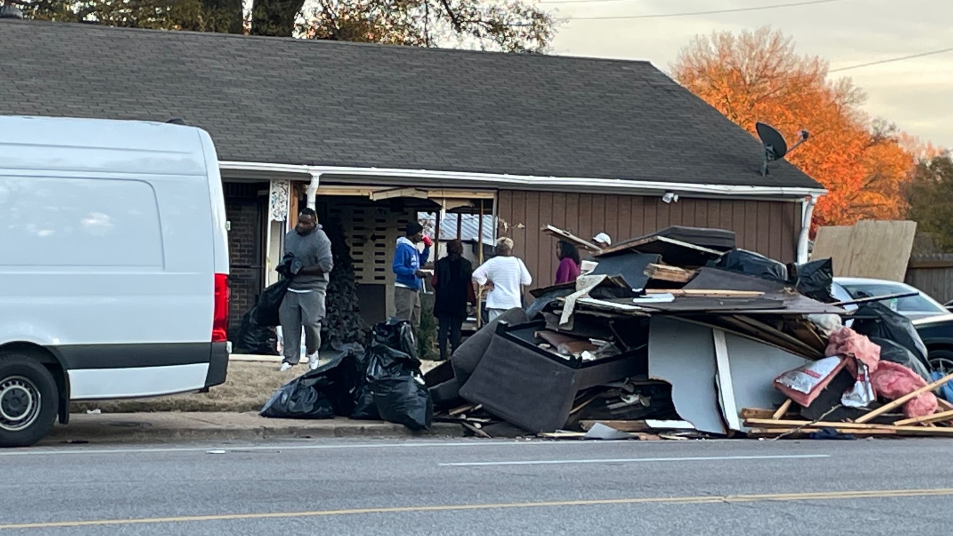 Late Saturday night, a vehicle struck a home near the Alta Vista neighborhood and killed one person, according to the Memphis Police Department.