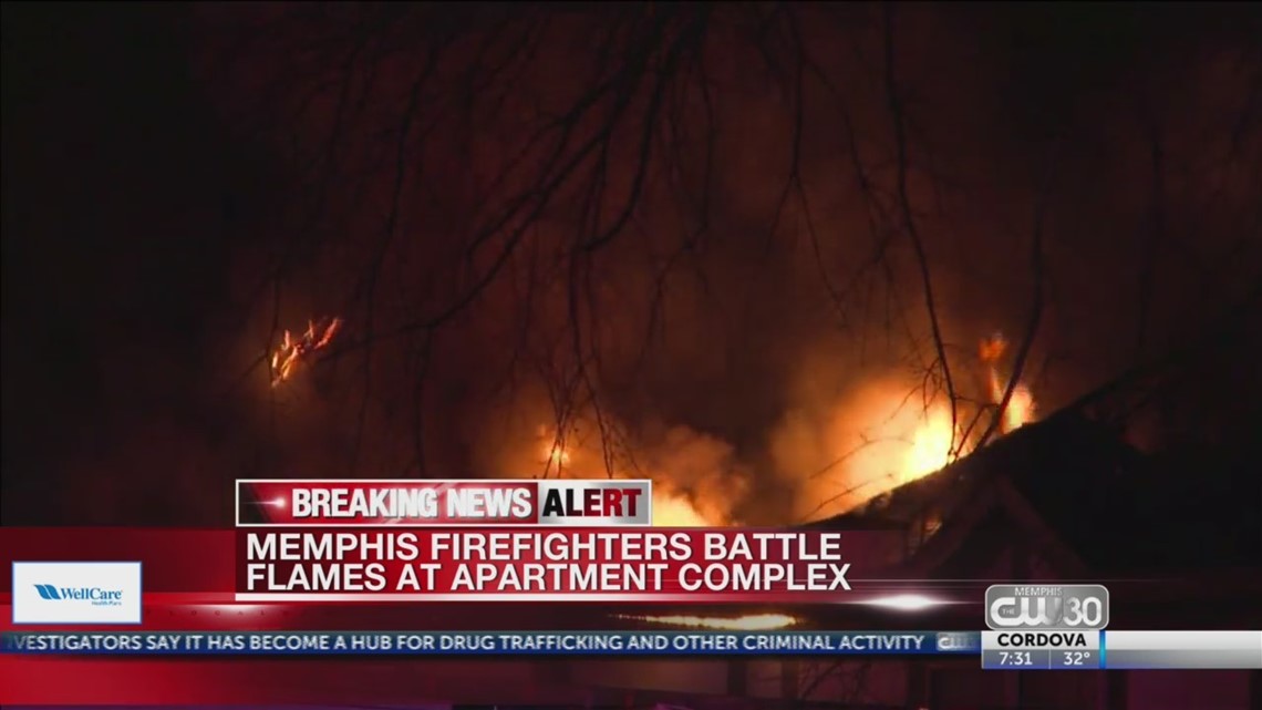 Memphis Firefighters Battle Early Morning Apartment Fire | localmemphis.com