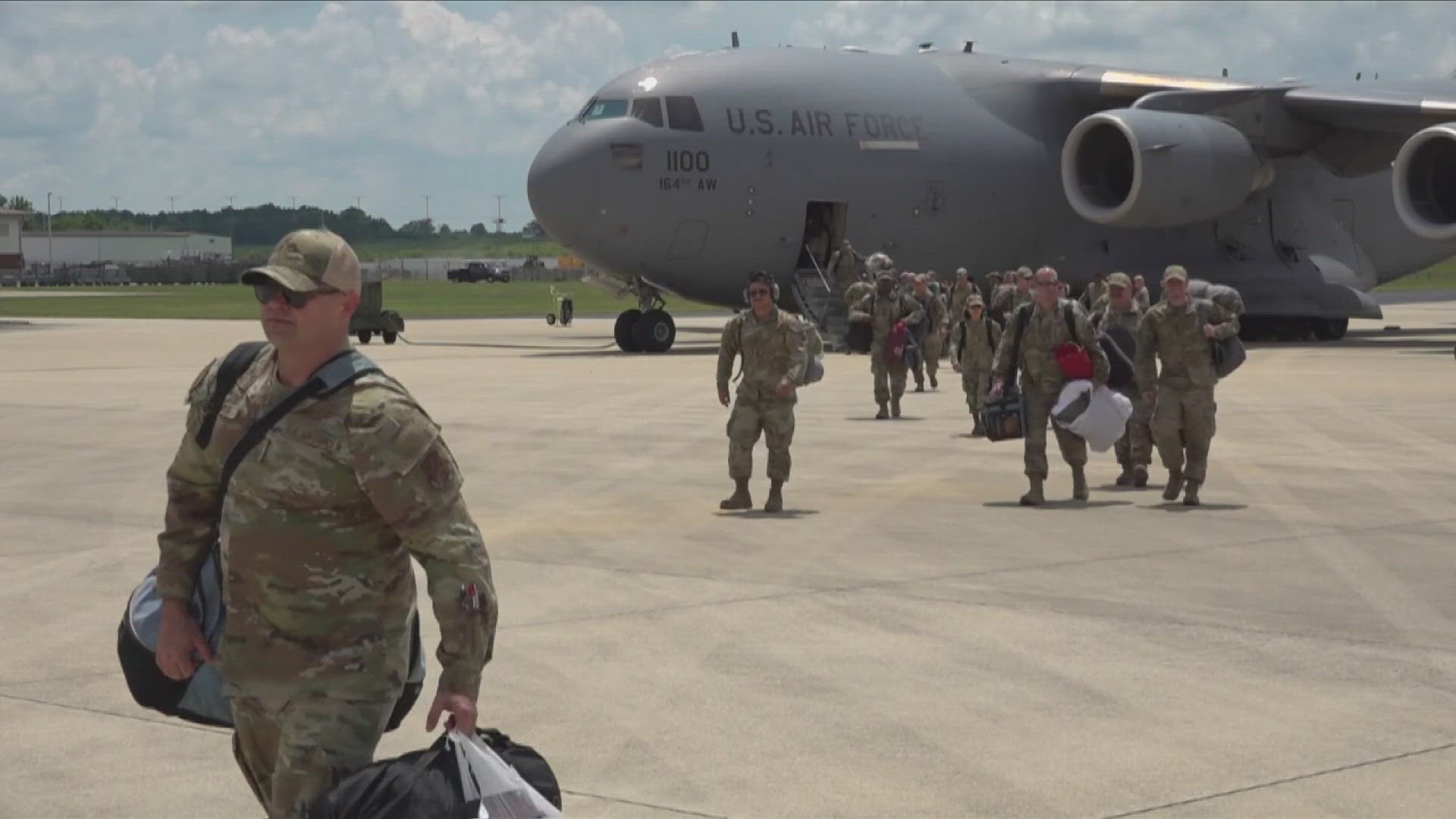 More than 130 members of the Tennessee Air National Guard came home after a three-month deployment in the Middle-East.