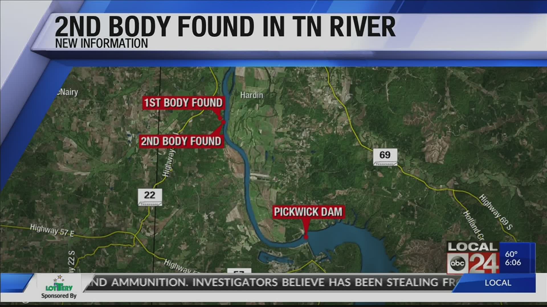 Body has been sent to medical examiner’s office in Memphis for autopsy and identification.