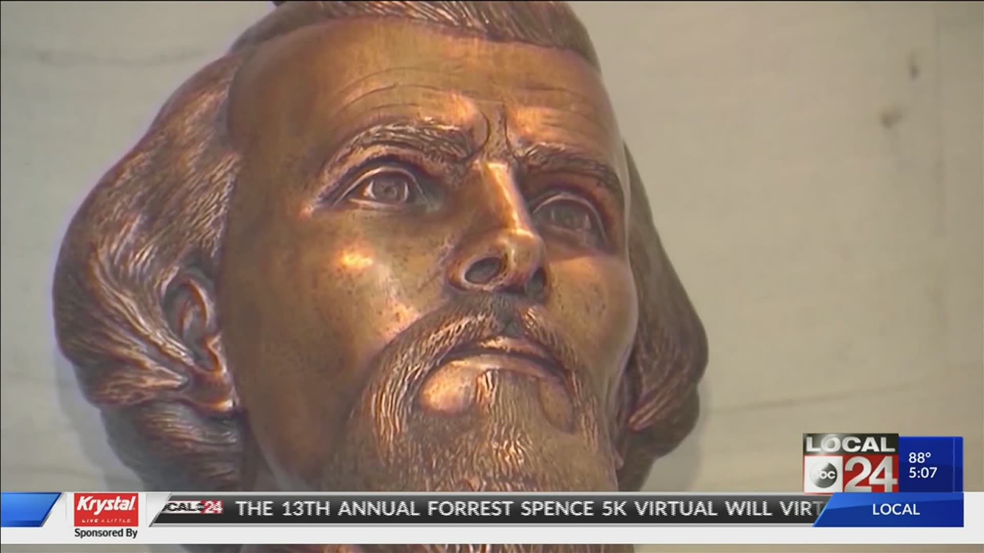 The Capitol Commission voted in July to move the bust to the Tennessee State Museum.