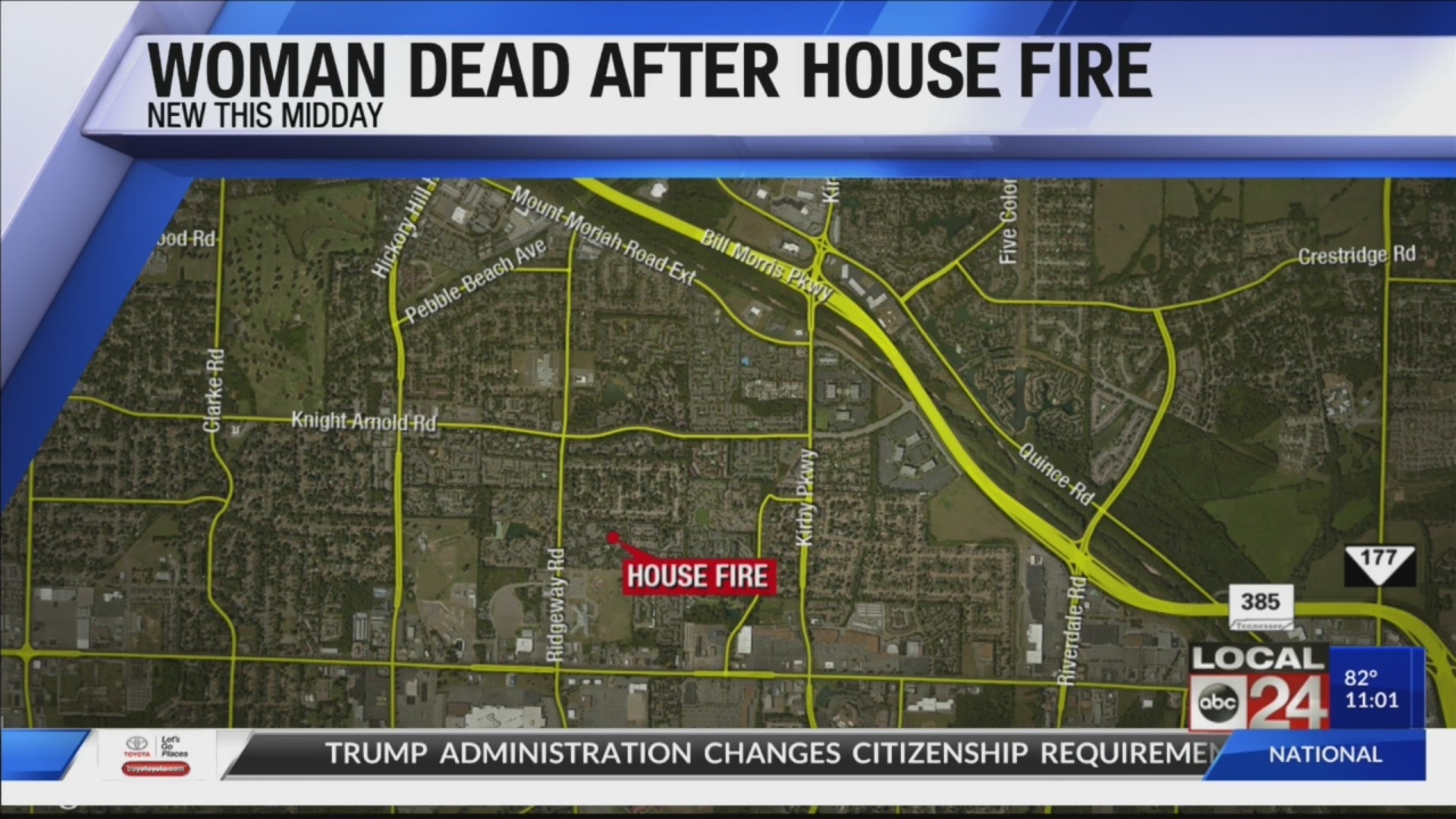 Woman dies in early morning apartment fire in southeast Memphis