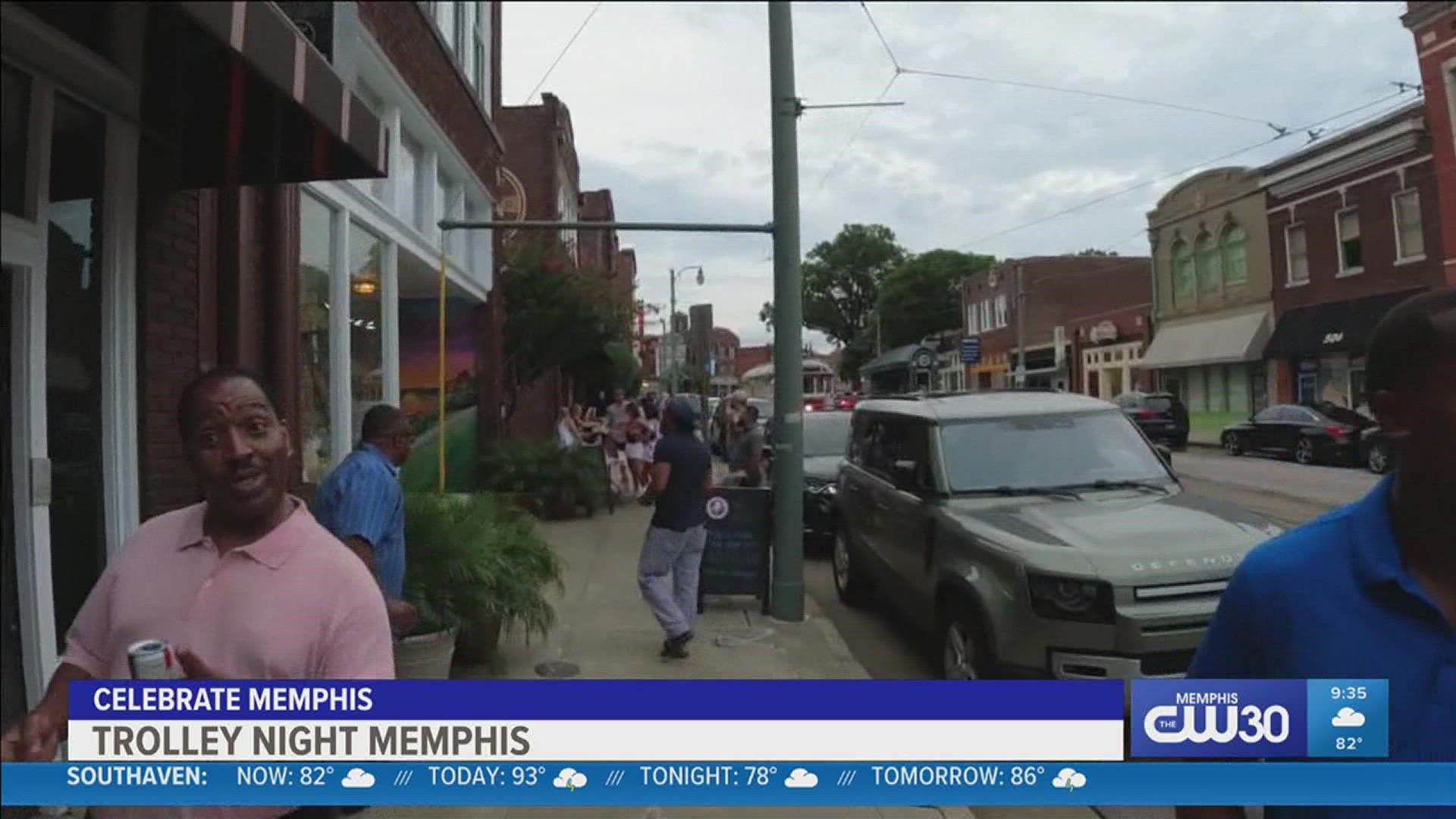 As we near the end of July, we're highlighting Trolley Night in downtown Memphis.