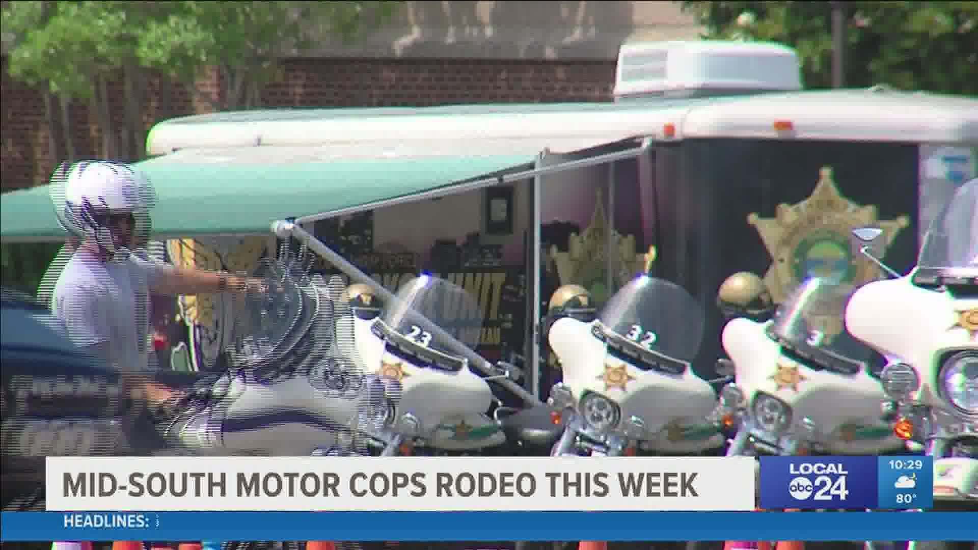 The Mid-South Motor Cops Rodeo, which is this week in Southaven, will benefit the family of Memphis Police Officer Scotty Triplett.