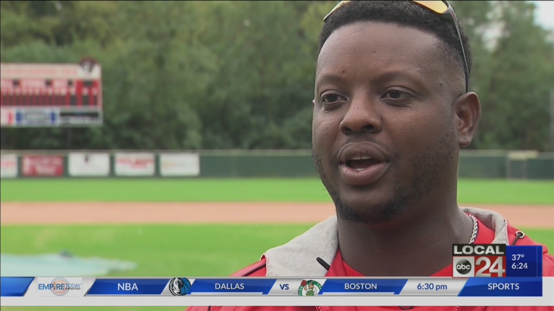 He had a scholarship for baseball, but CBU's assistant coach gave it up to serve his country