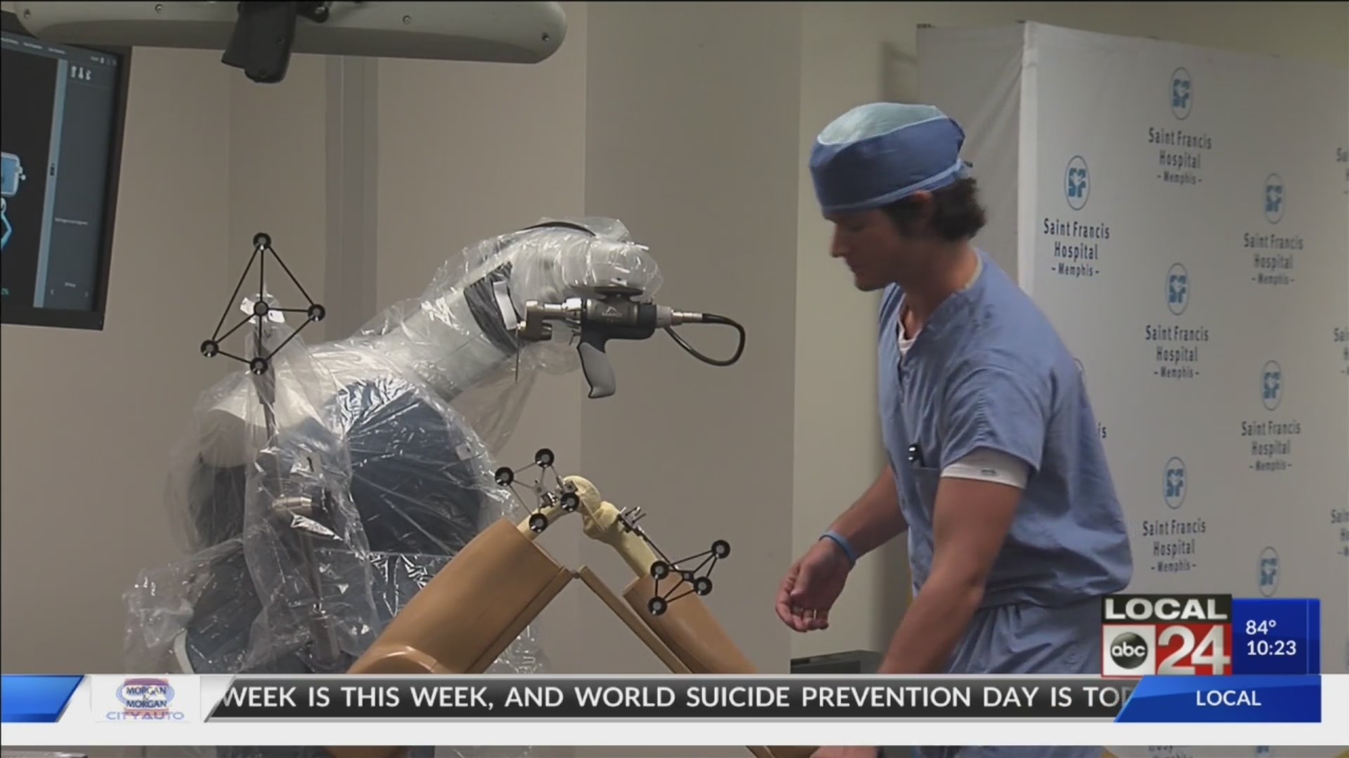 Robotic technology helps orthopedic surgeons