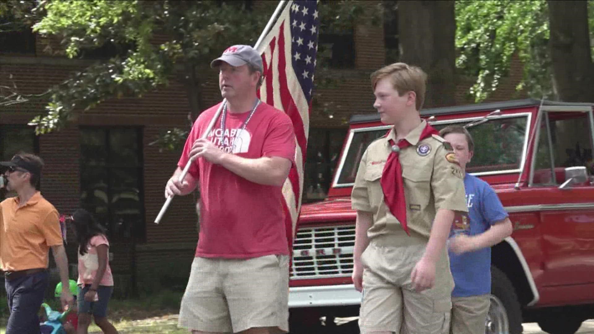 It was a fun Fourth of July morning in East Memphis, where neighbors got together for a morning parade to kick off the celebrations.