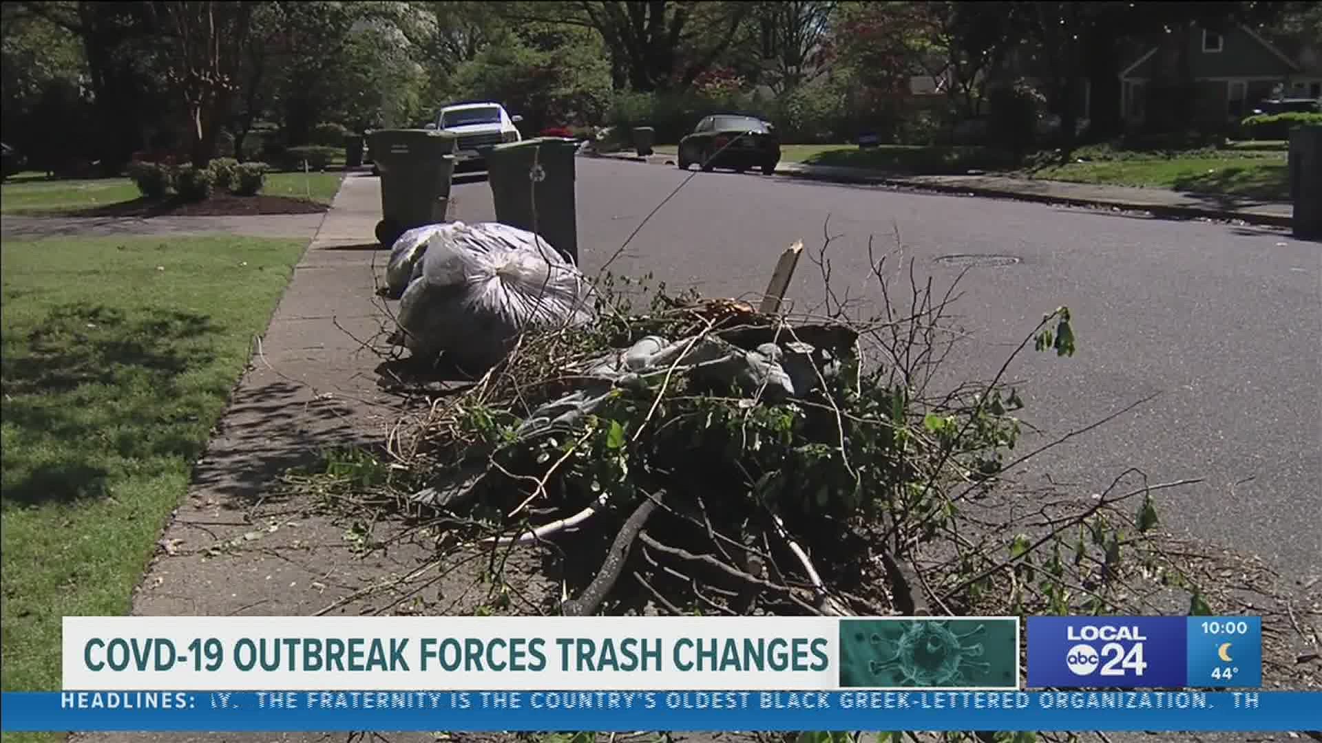 Solid waste pickup change