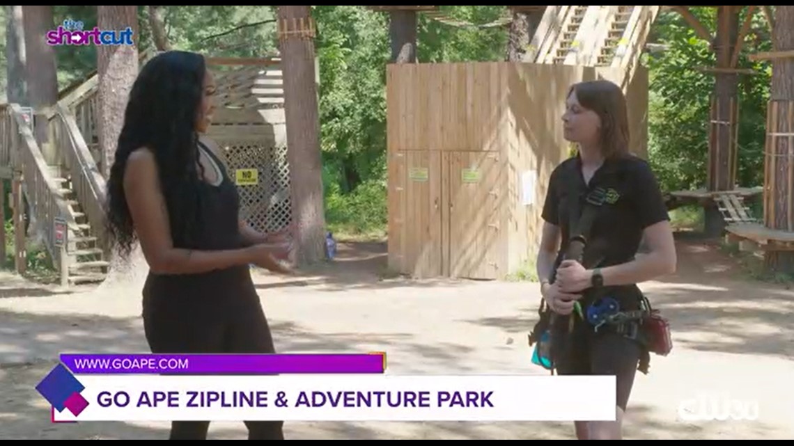 Unleash your adventurous side at Go Ape Zipline & Adventure Park!