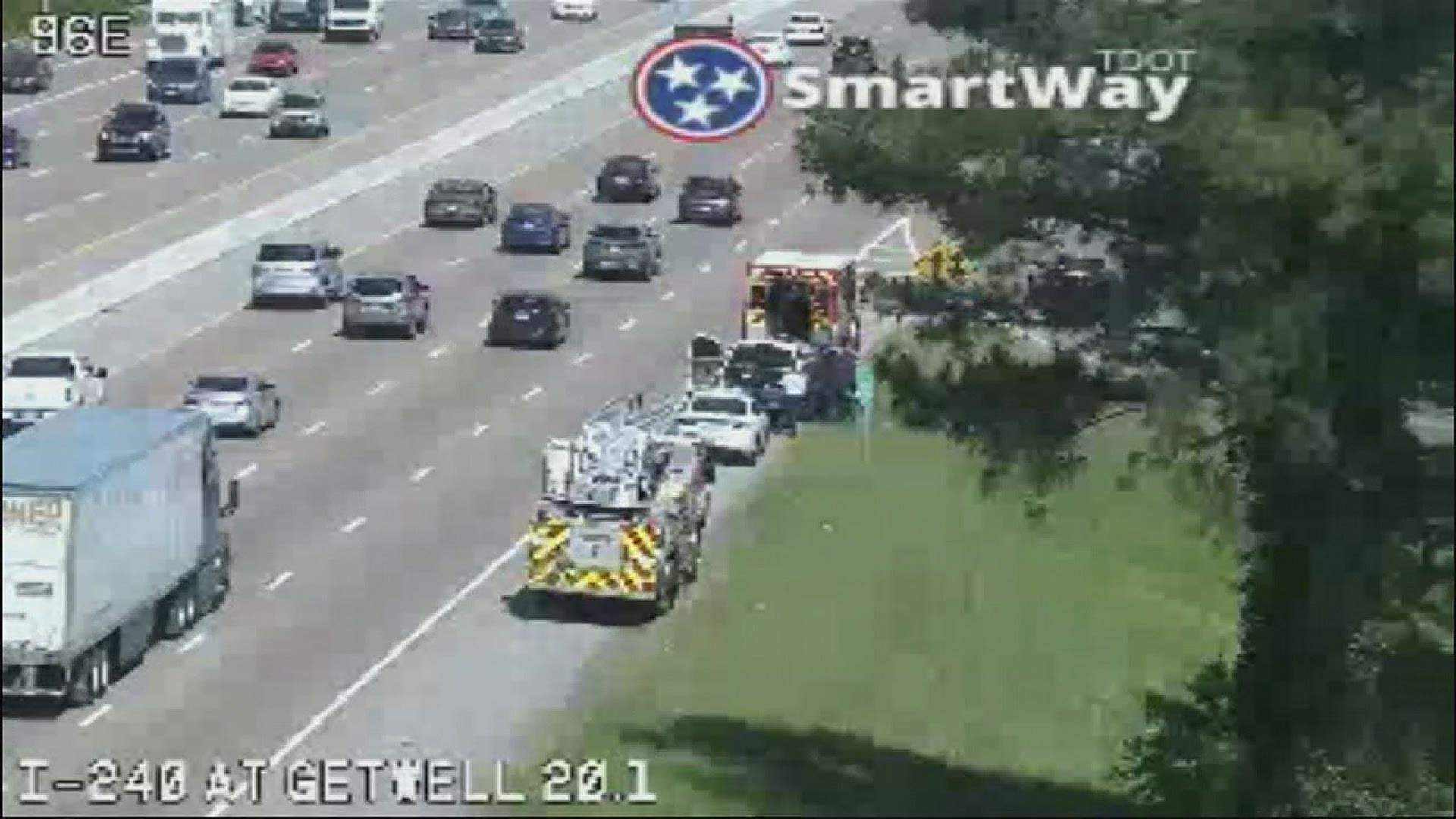 Man shot while driving on I-240 near Getwell Thursday afternoon.