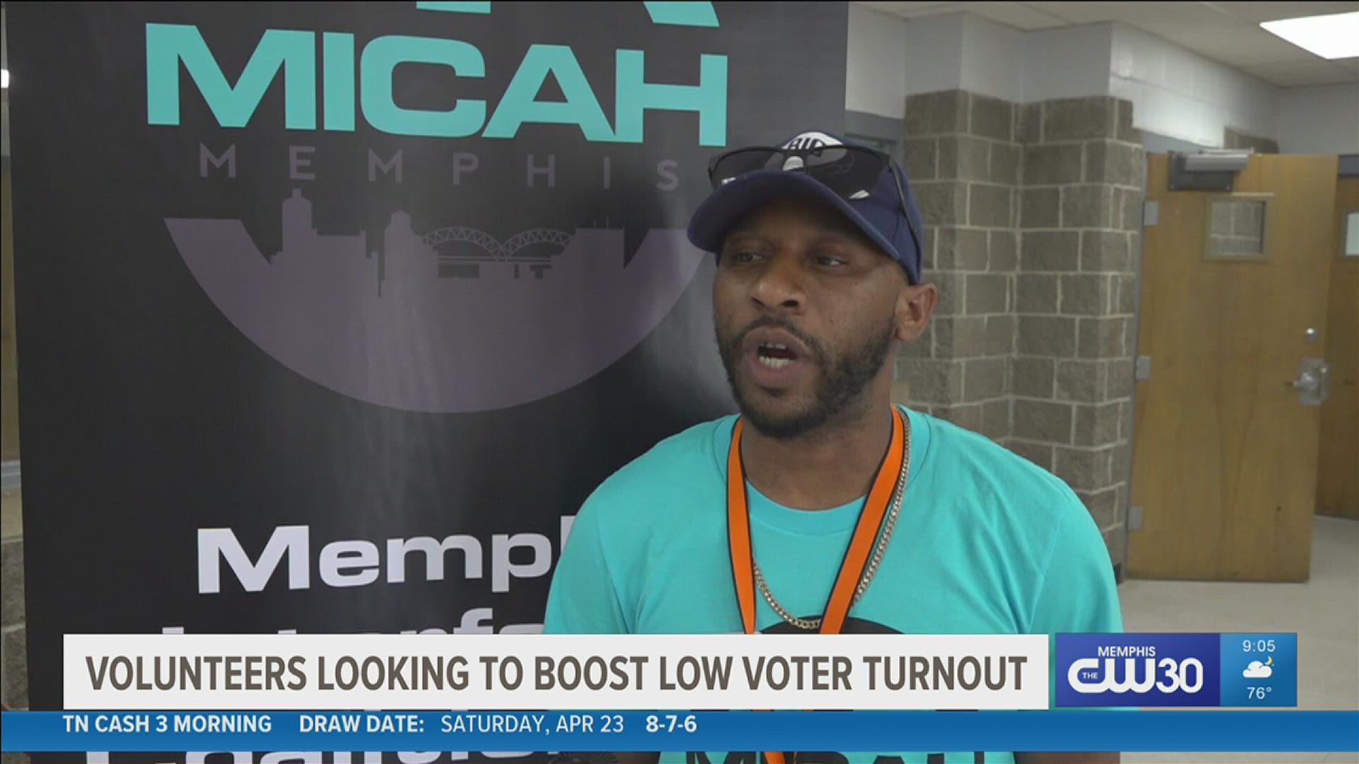 Allen Shropshire, who is a volunteer with the Memphis Interfaith Coalition of Action & Hope, educates people on their voting rights and the justice system.