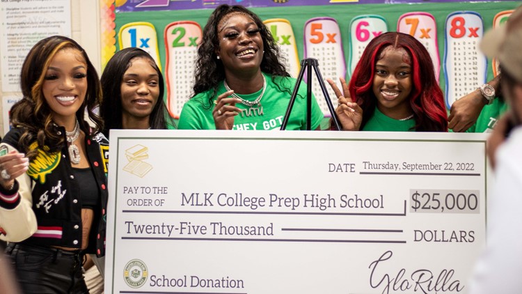 Memphis rapper GloRilla donates $25,000 to her old school MLK Prep Academy
