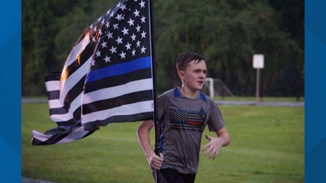 12-year-old boy honors fallen first responders with runs for each - Vimarsana News