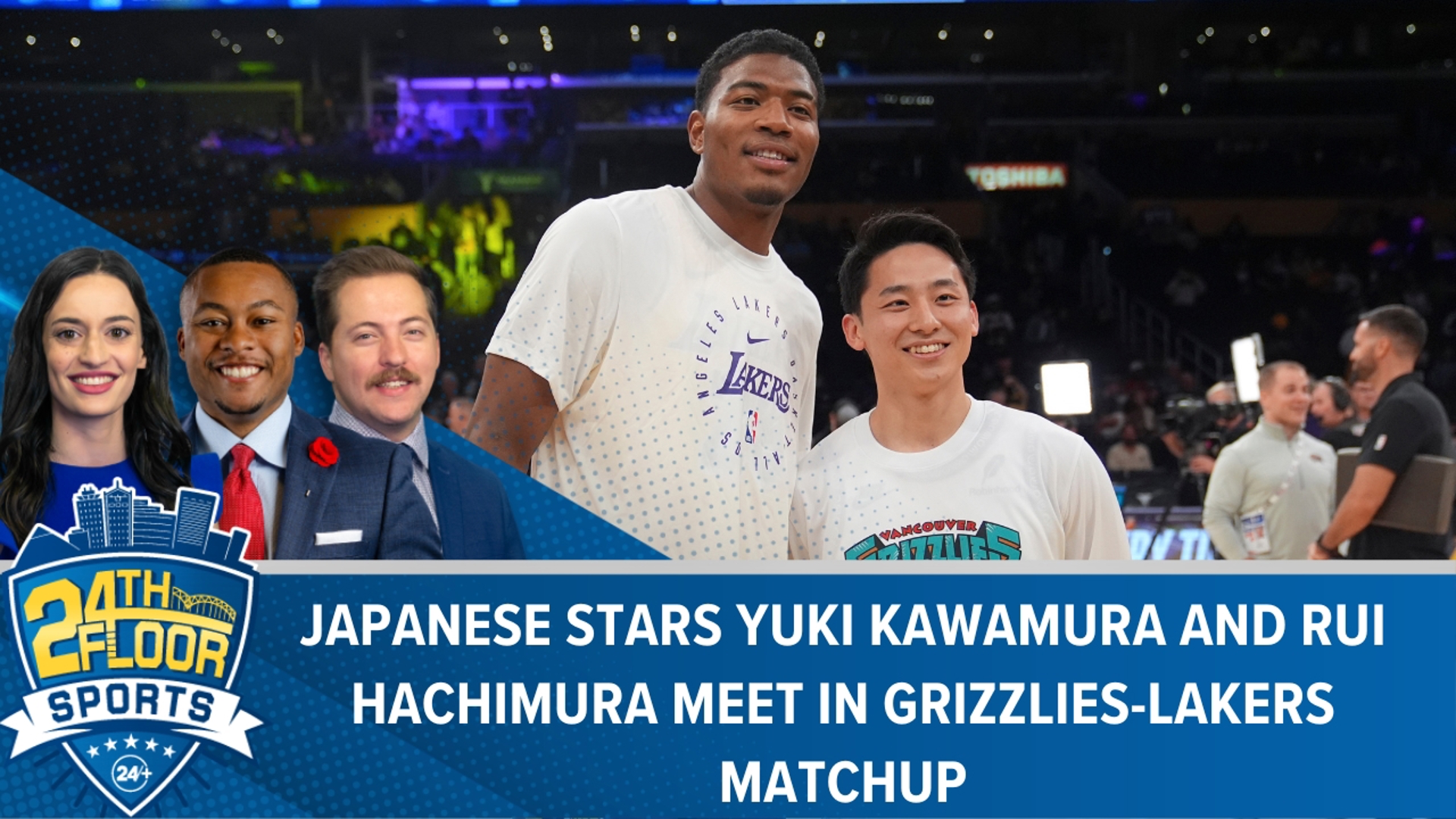 Rui Hachimura and Yuki Kawamura reunited Wednesday as the only active Japanese born players in the NBA