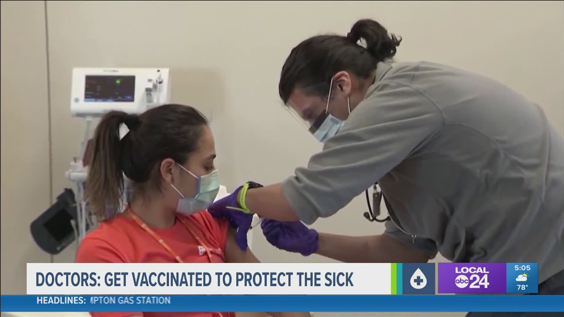 “We’ve got to protect those people who can’t get a good response to the vaccine,” said Dr. Stephen Threlkeld, Baptist Memorial Hospital.