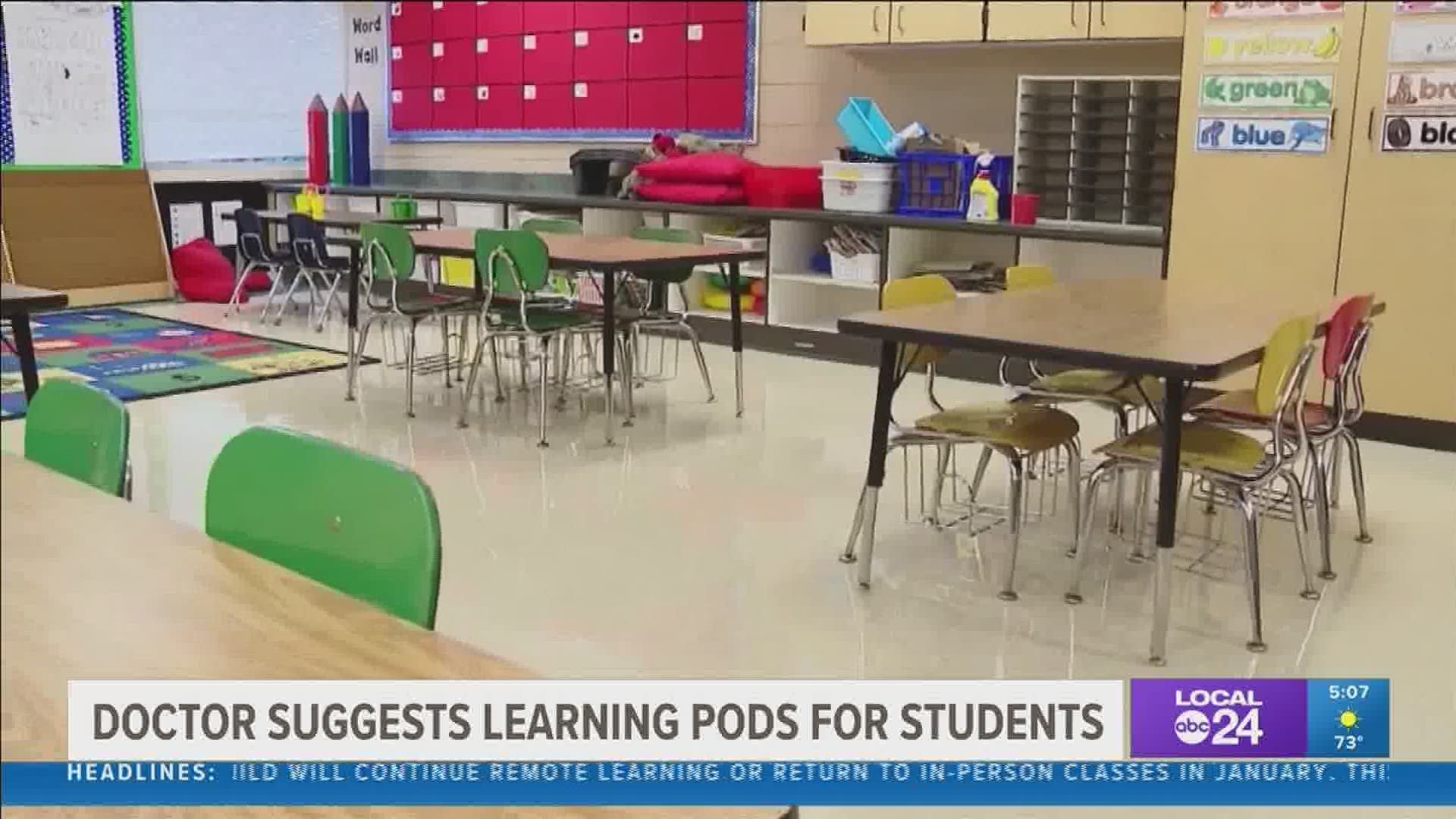 Shelby County Schools is looking into students returning to the classrooms in January.