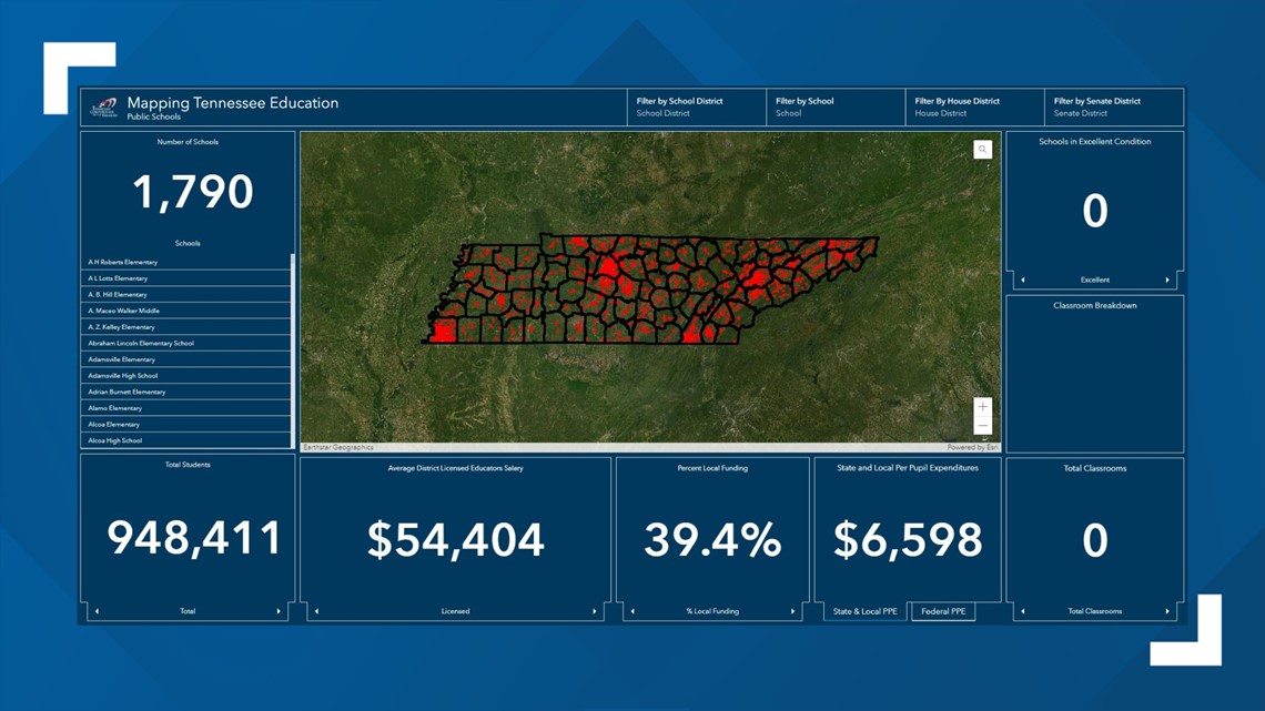 New dashboard provides data for schools in Tennessee