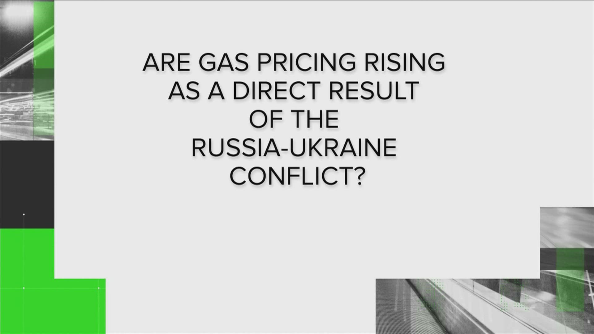 Gas prices have been steadily rising across the country and some say it's because of the Russia-Ukraine conflict. That's false.