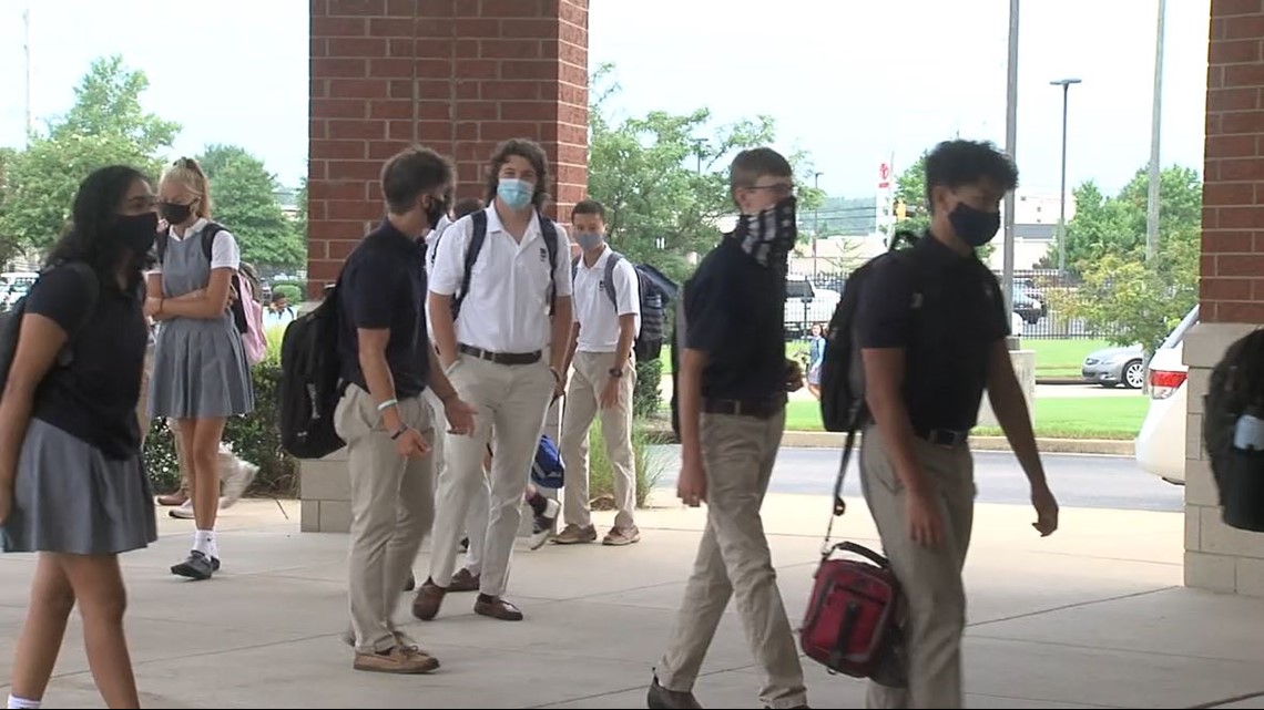 St. Benedict at Auburndale students return to class