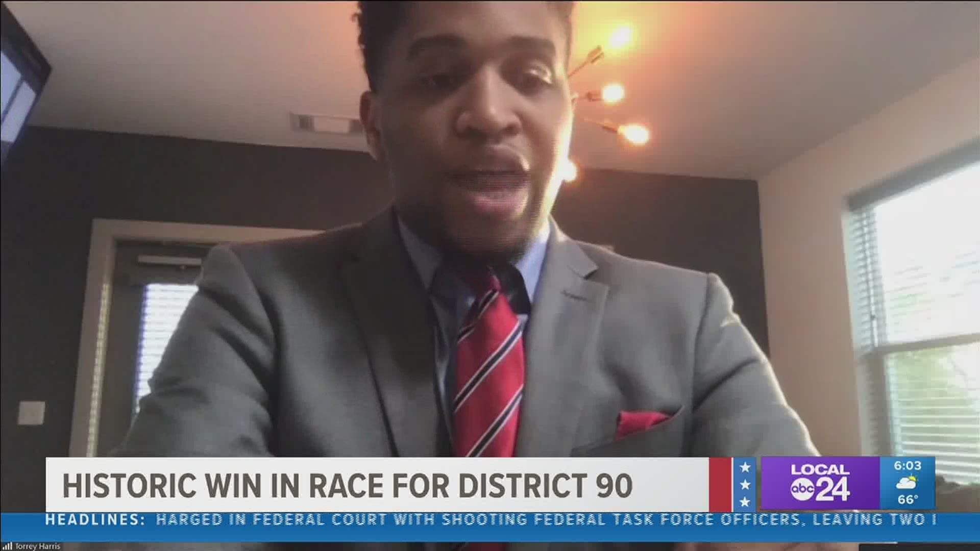 29-year-old will be youngest Tennessee state lawmaker, and one of the two first LGBTQ candidates elected to the state legislature Tuesday night.