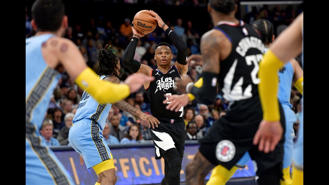 Russell Westbrook scores season-high 36 points in Clippers win vs.  Grizzlies, UNDISPUTED