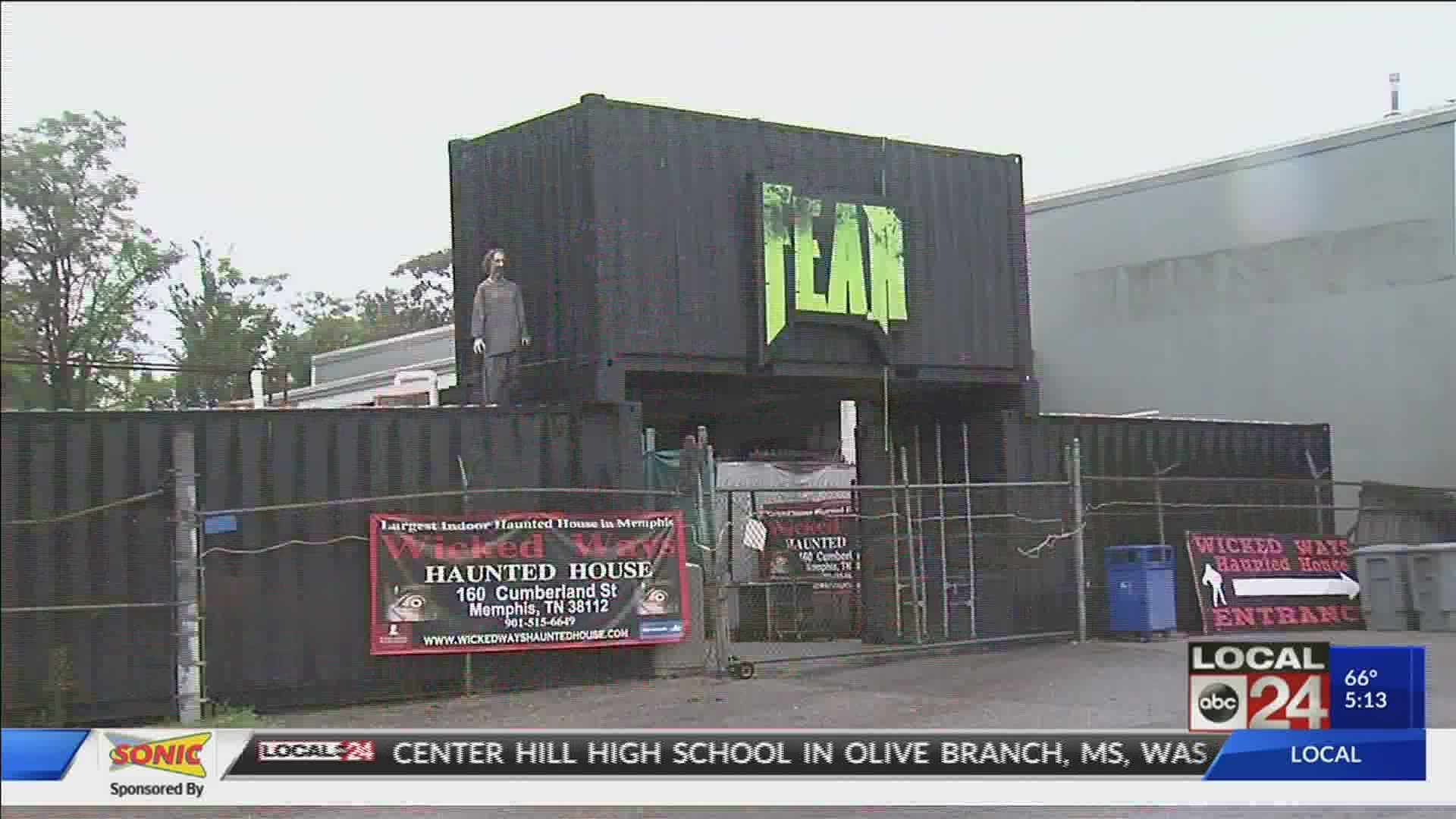 Wicked Ways Haunted House prepares to open in Memphis