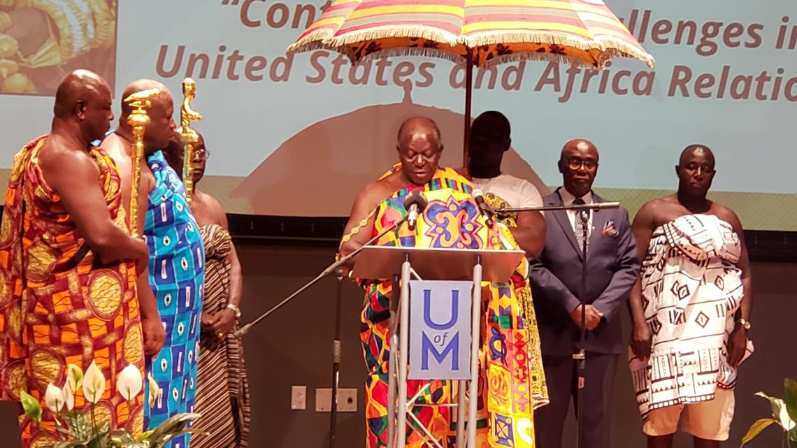 Ghana's King Osei Tutu II visits Memphis in May - Vimarsana News