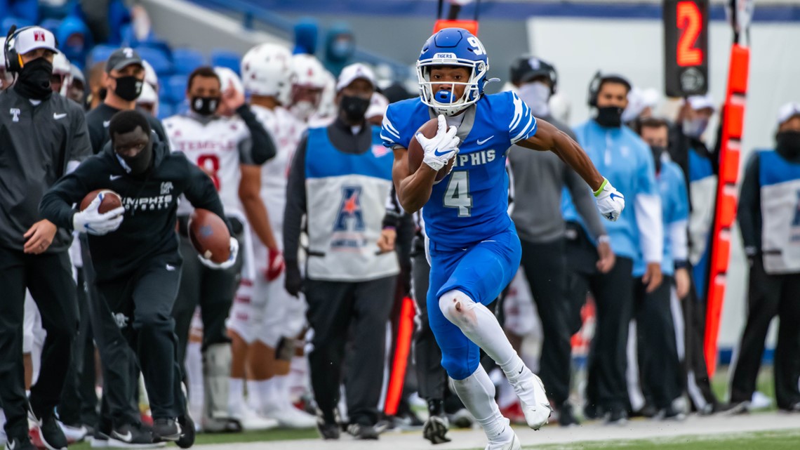 Memphis WR Calvin Austin III semifinalist for Burlsworth Trophy