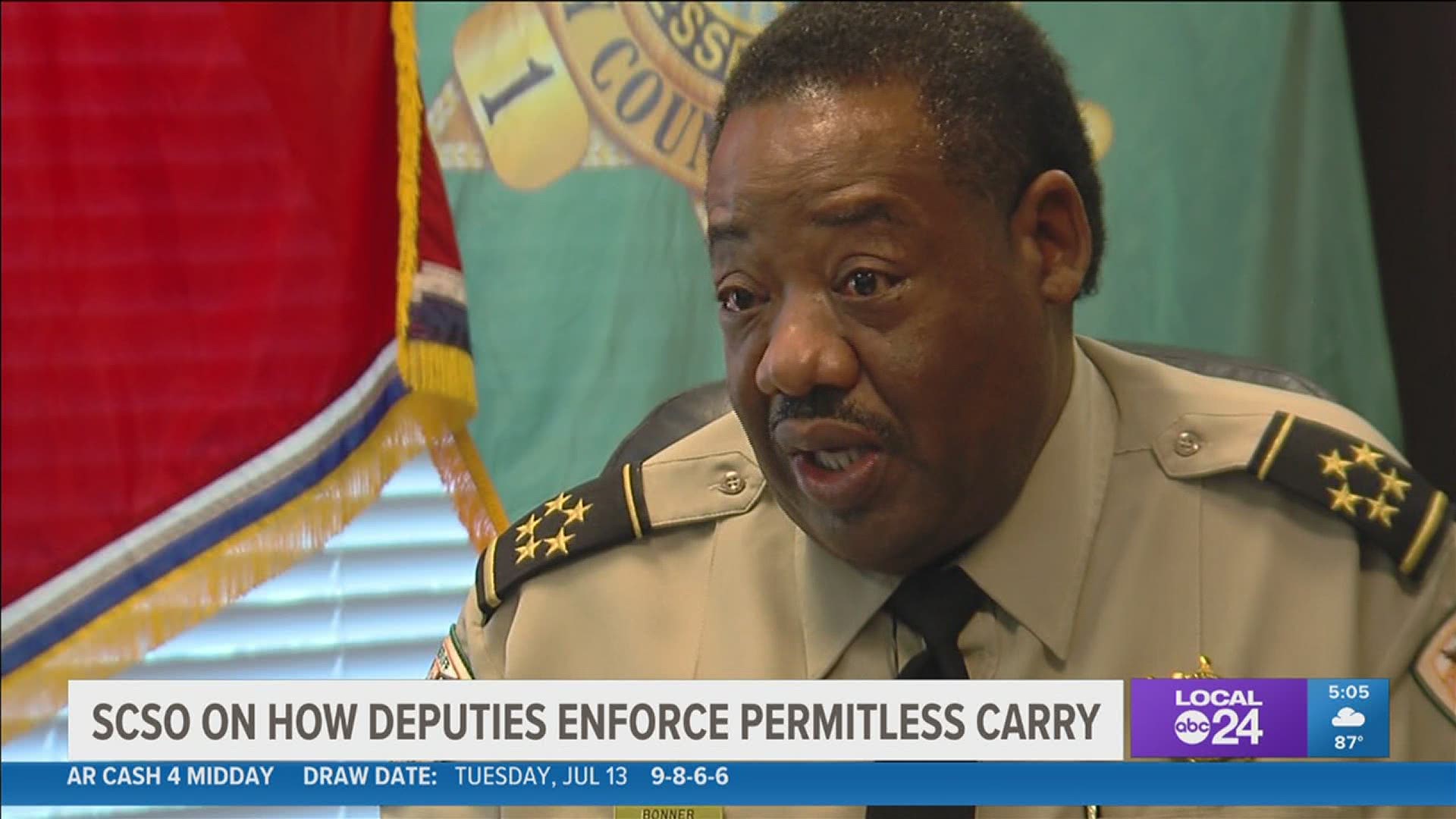 Sheriff Bonner outlined what the department is doing to help deputies and the public understand the new law.