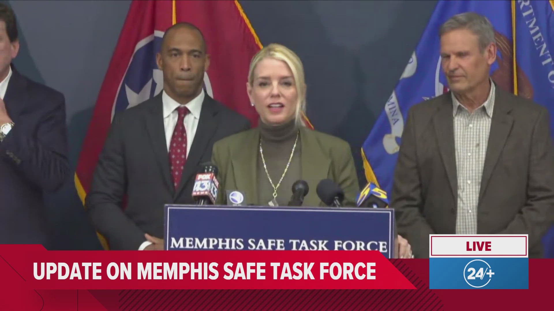 Attorney General Pam Bondi gives update on Memphis Safe Task Force's ...