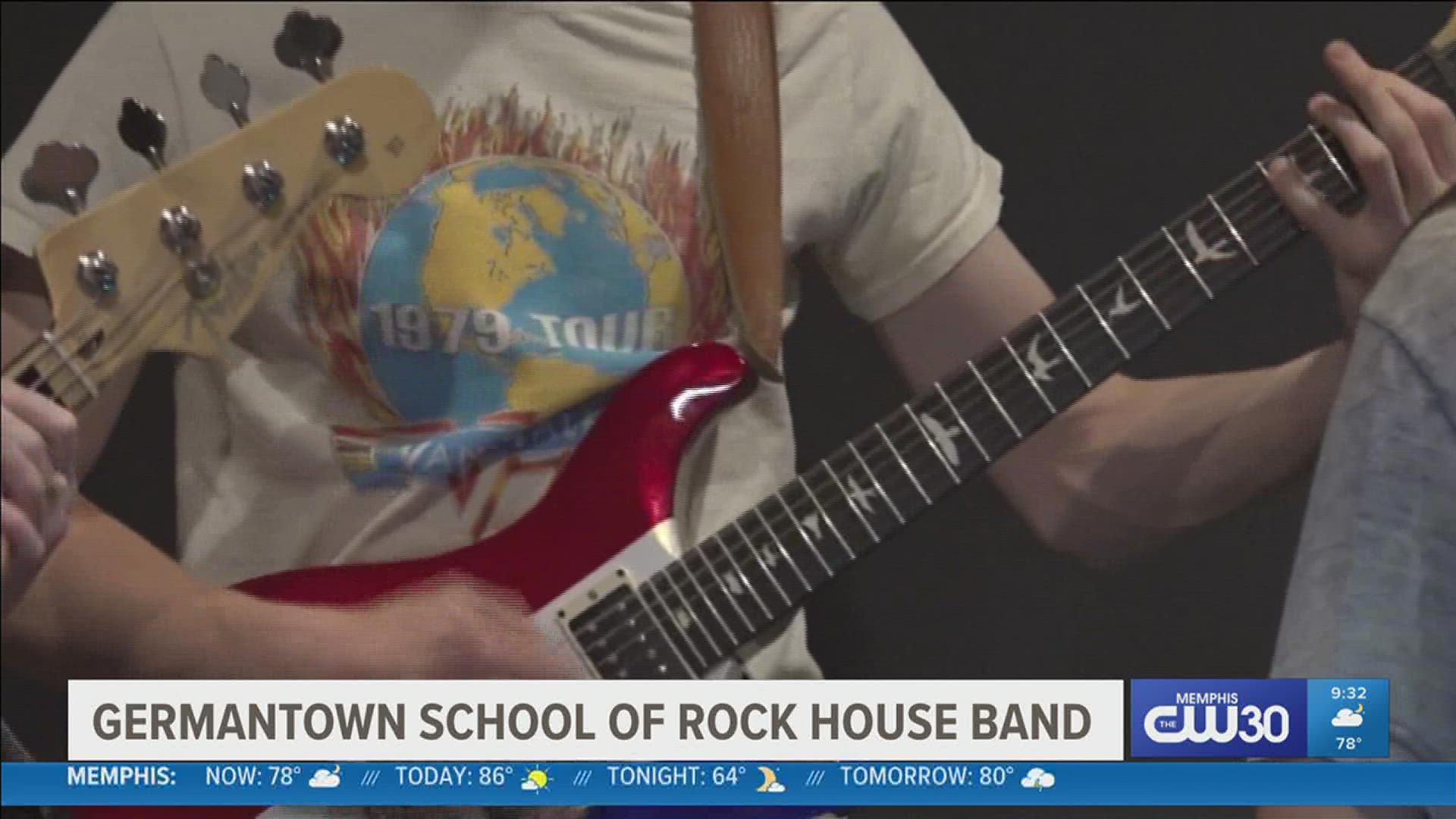 The Germantown School of Rock House Band is set to perform at a very popular music festival in Portugal.