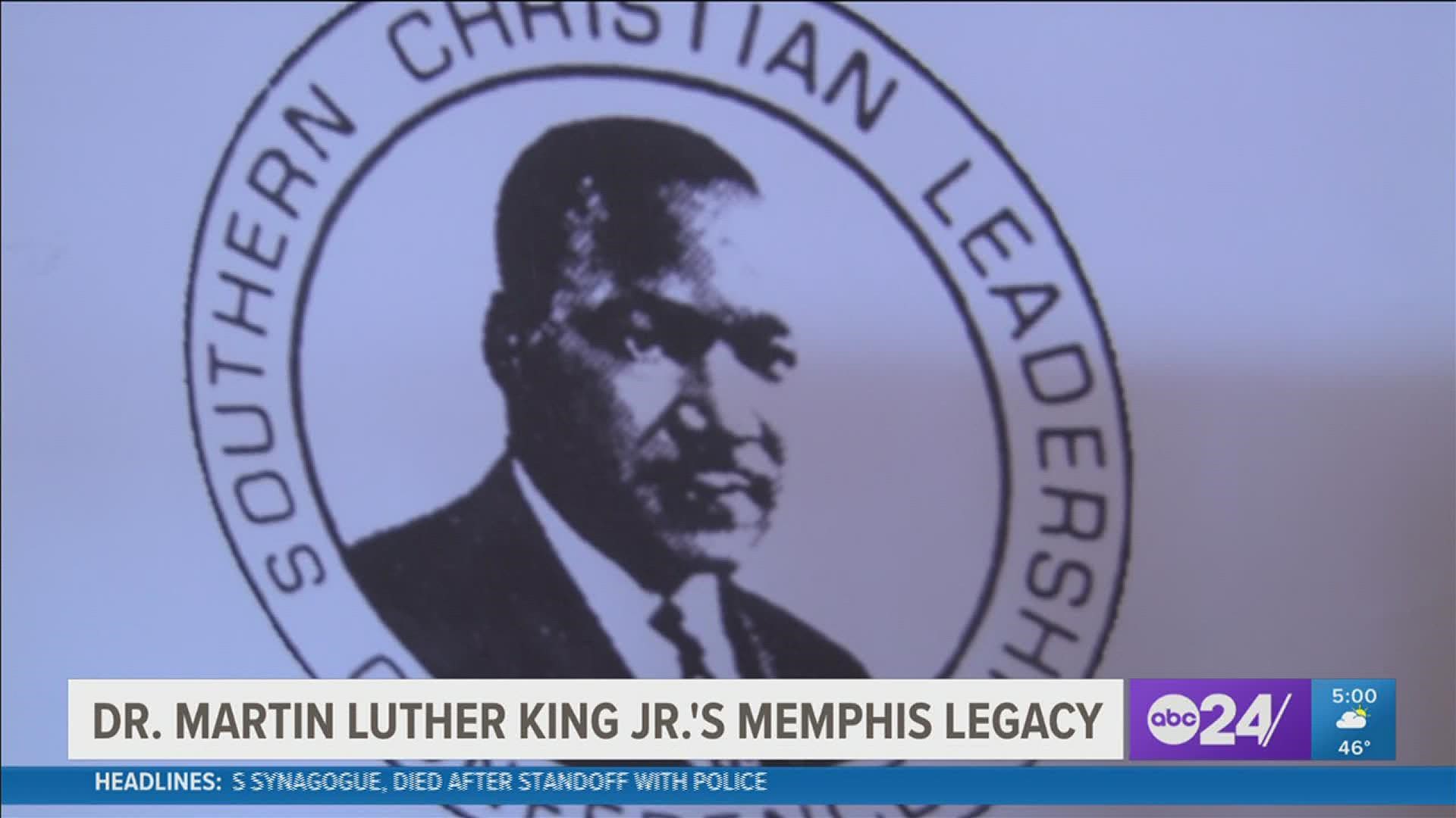 The annual gathering by SCLC in Memphis remembered Dr. King's work and sacrifice in the city in the weeks leading up to his assassination in 1968.