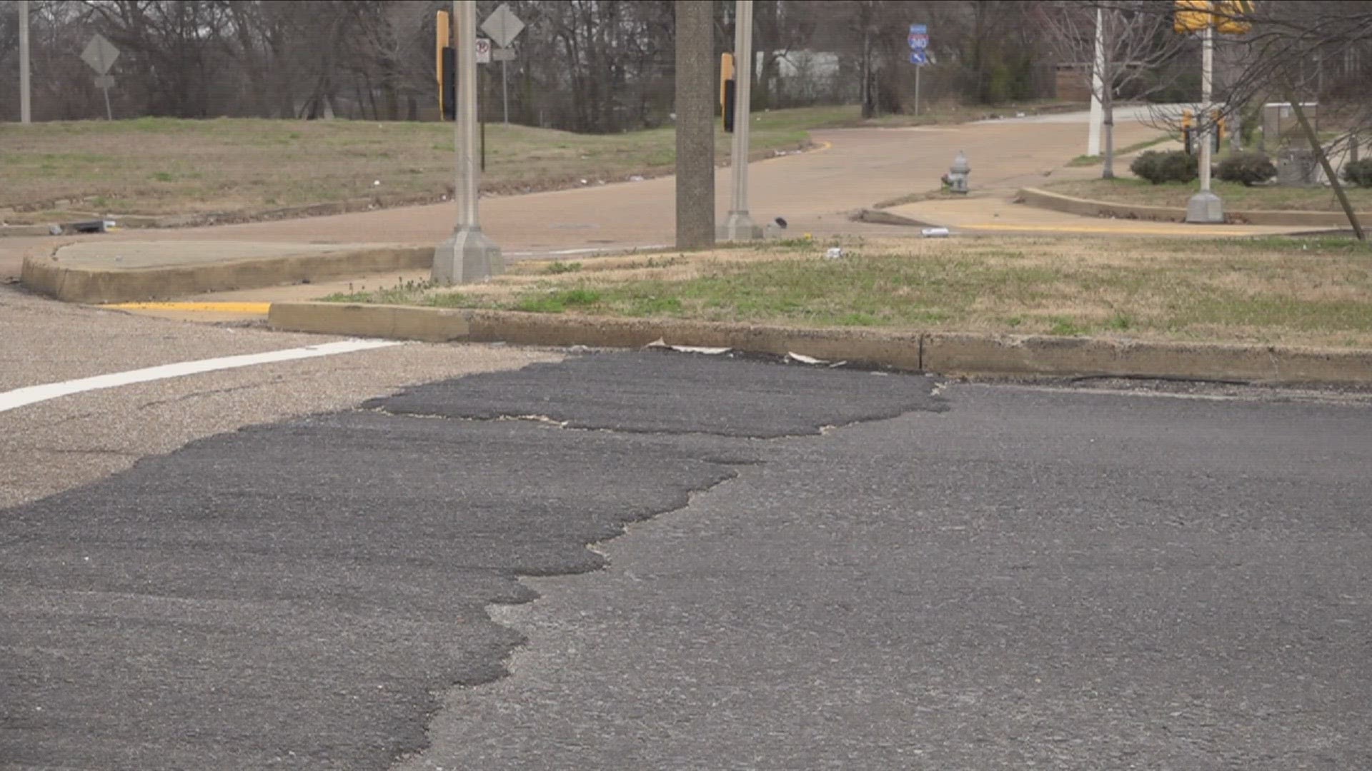 A South Memphis viewer said that after a stretch of road was shut down for two to three months to be repaved, it’s still giving drivers problems.