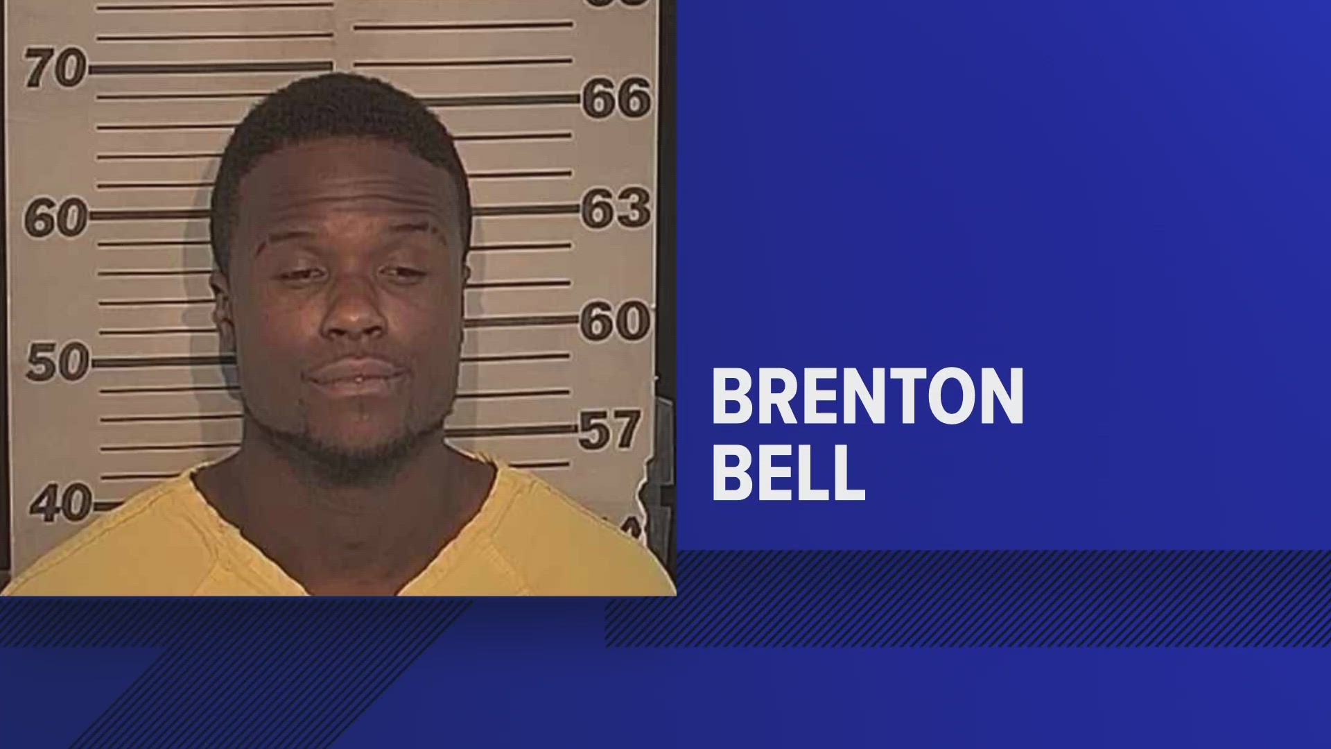 Brenton Bell was arrested on Wednesday around 6:45 p.m. He was still in Dyersburg.