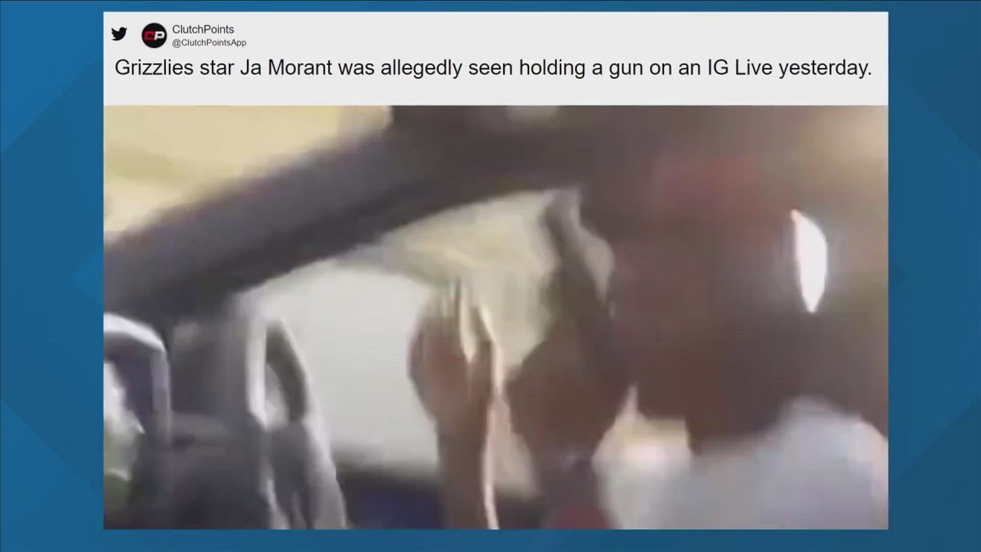 The Grizzlies suspended Ja Morant from "all team activities" pending League review after another social media post showed Morant holding what appeared to be a gun.