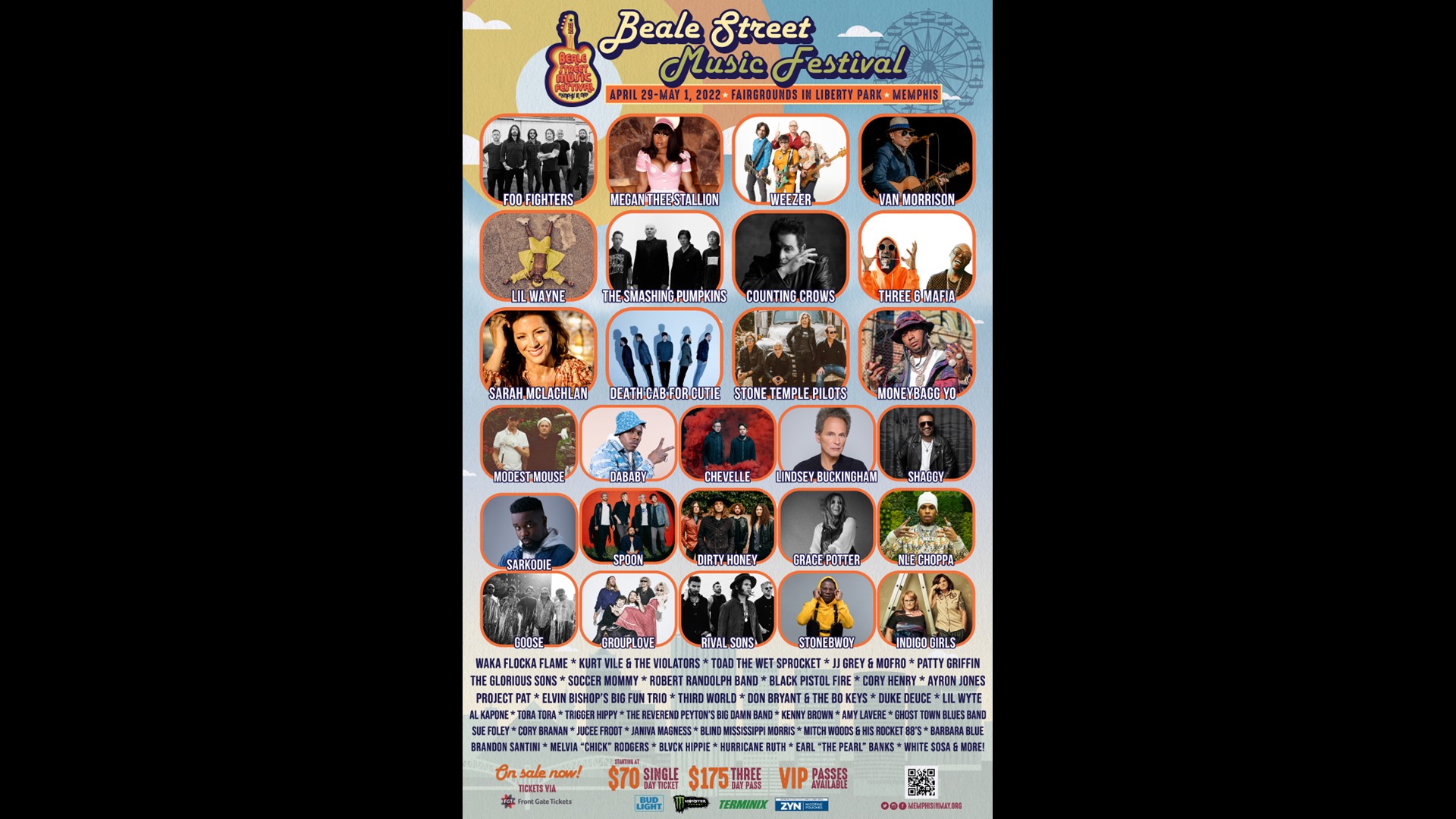 2022 Beale Street Music Festival lineup