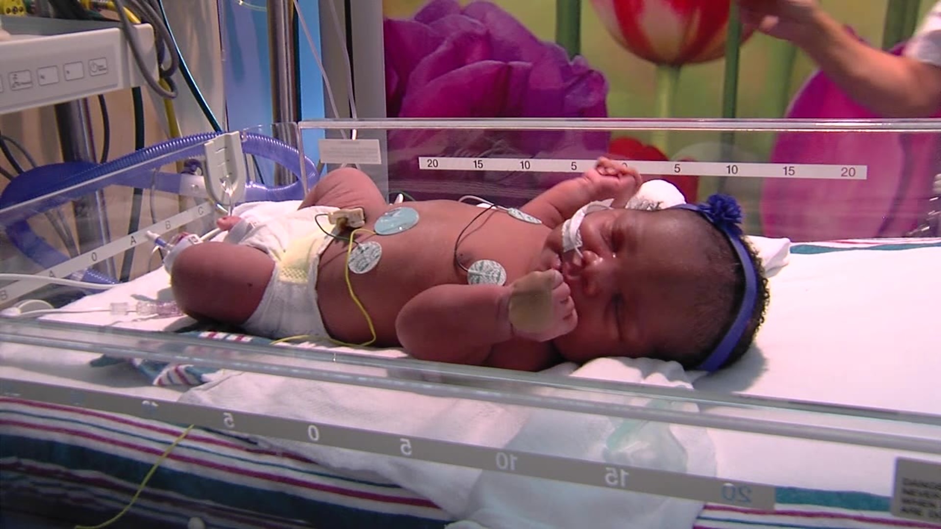 WEB EXTRA: Baby girl born at 9:11 p.m. on 9/11 weighing 9 pounds 11 ounces