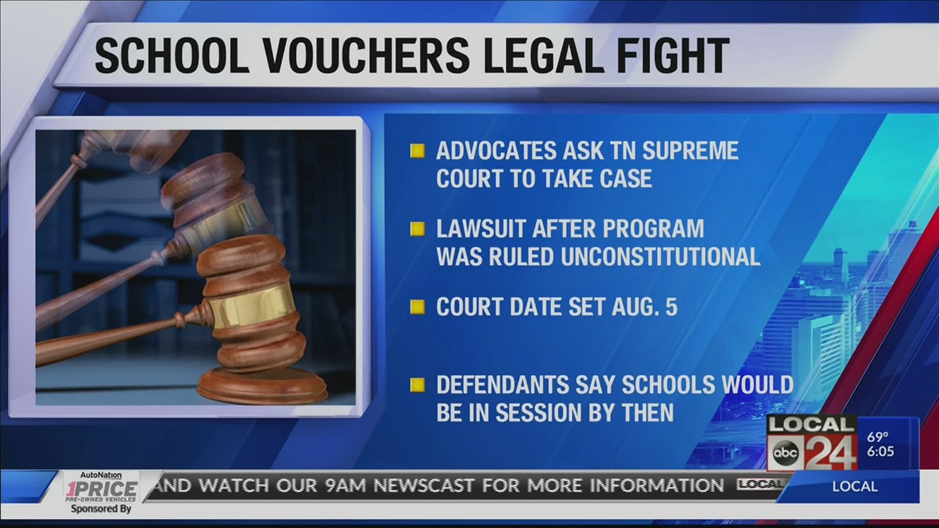 An appellate court ruled Tuesday that it would continue to block Gov. Bill Lee's signature school voucher program, formally known as education savings accounts