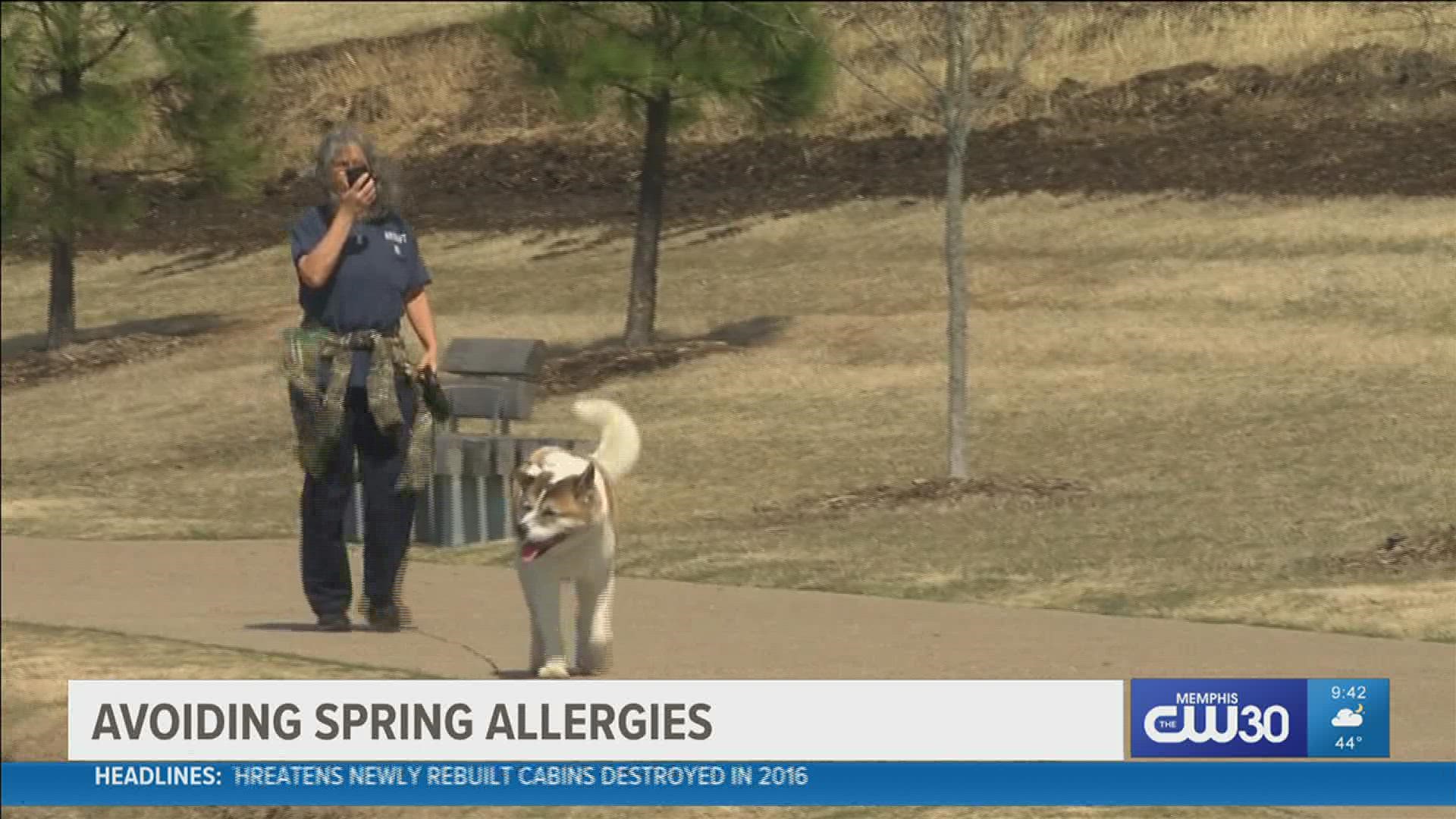 For some people with spring allergies, it's not just blooming season, it's sneezing season.