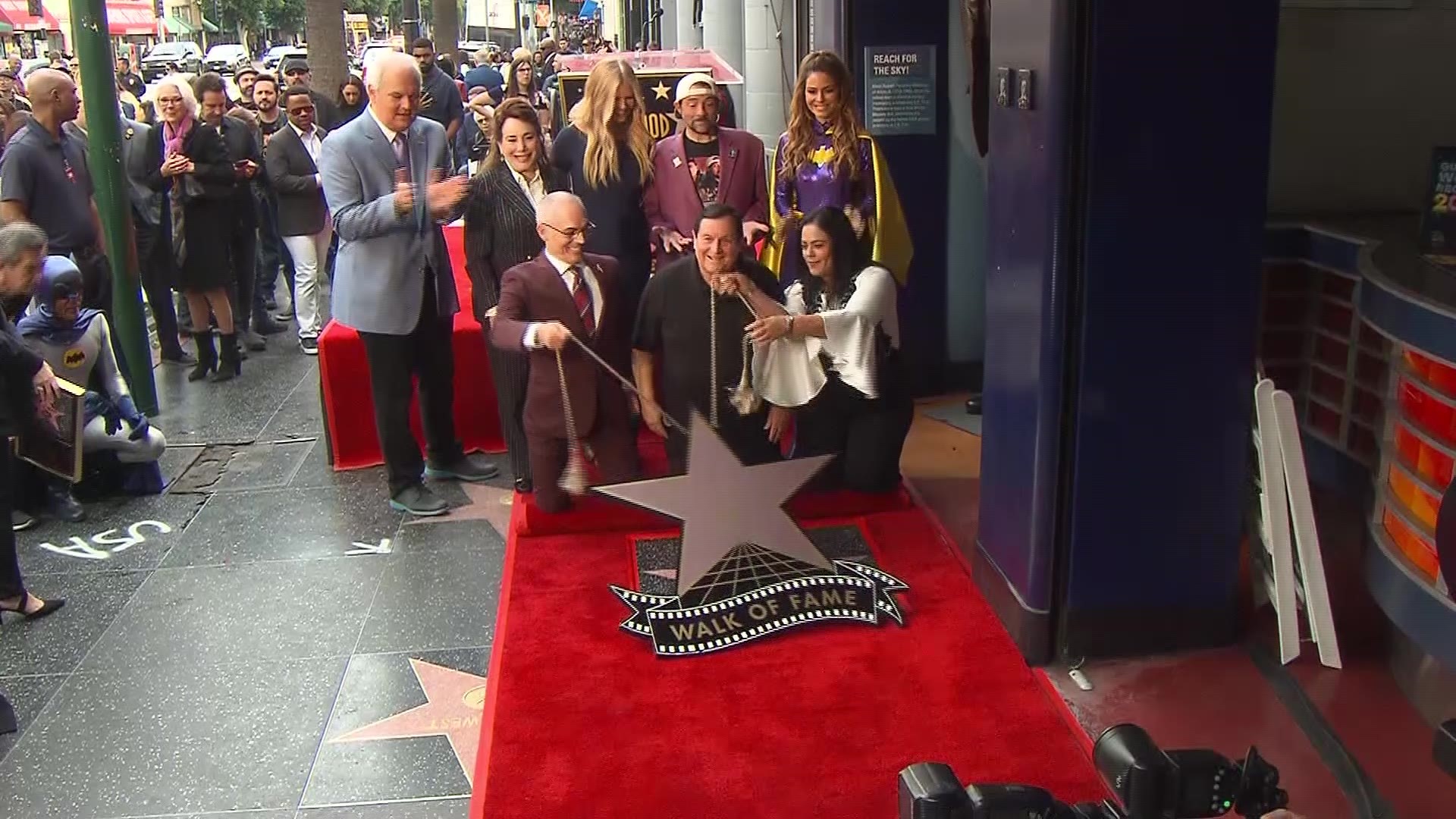 Burt Ward, who played Robin in Batman TV series in 1960s, gets star on Hollywood Walk of Fame