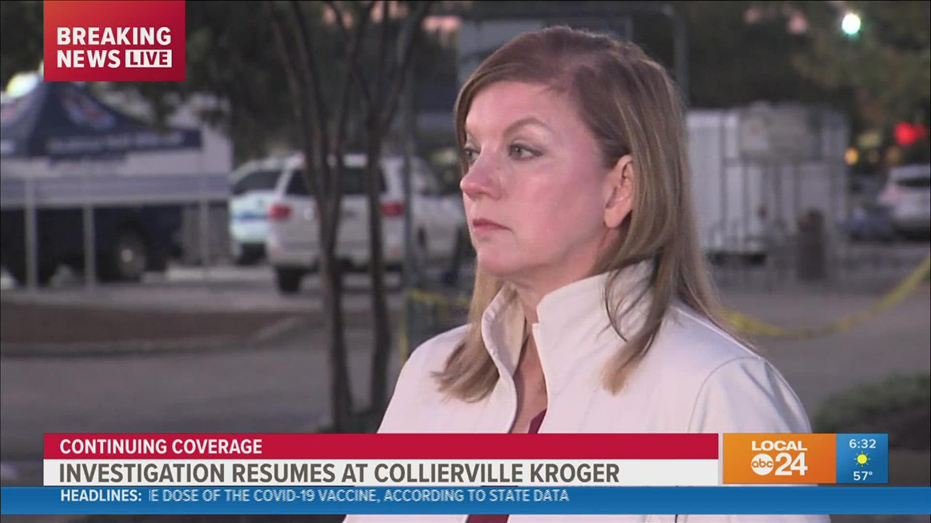 Our Jalyn Souchek spoke Friday morning with Sara Wiles, a local nurse who was inside the Kroger in Collierville when the shooting began Thursday.