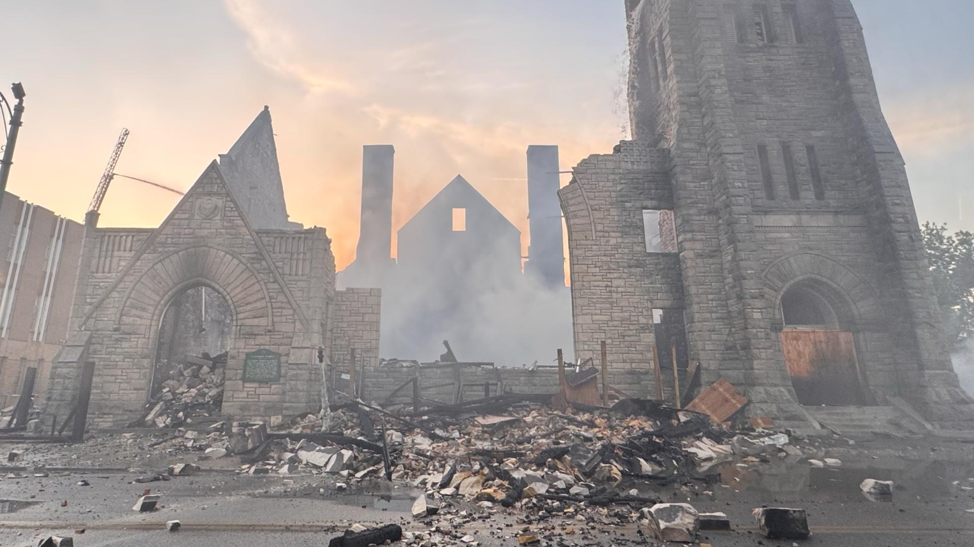 Clayborn Temple Church caught fire early Monday. The legendary building was a monument in Memphis history.