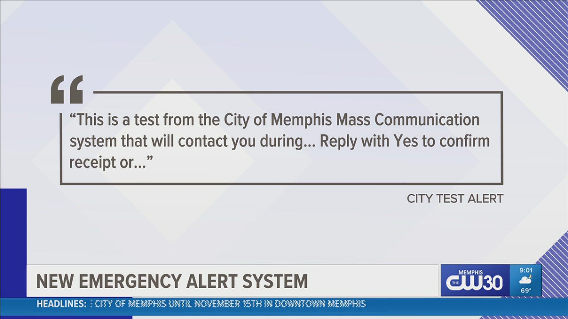 Several people in the ABC24 newsroom received the text, so we reached out to the city to find out what it is.