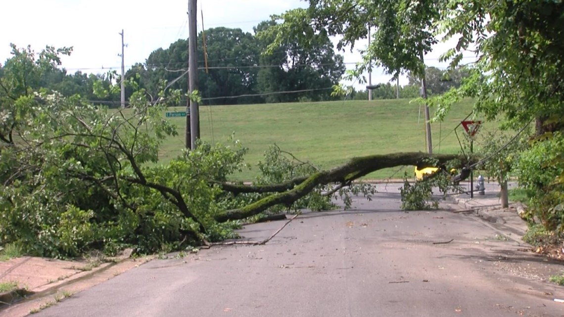 Storms Continue To Cause Downed Trees Power Outages