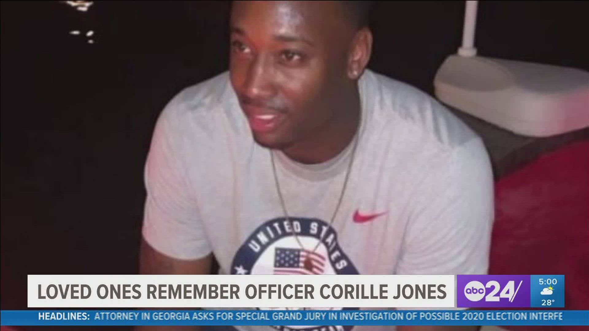MPD Officer Corille 'CJ' Jones is being remembered as a loving father, a kind soul, and passionate basketball player.