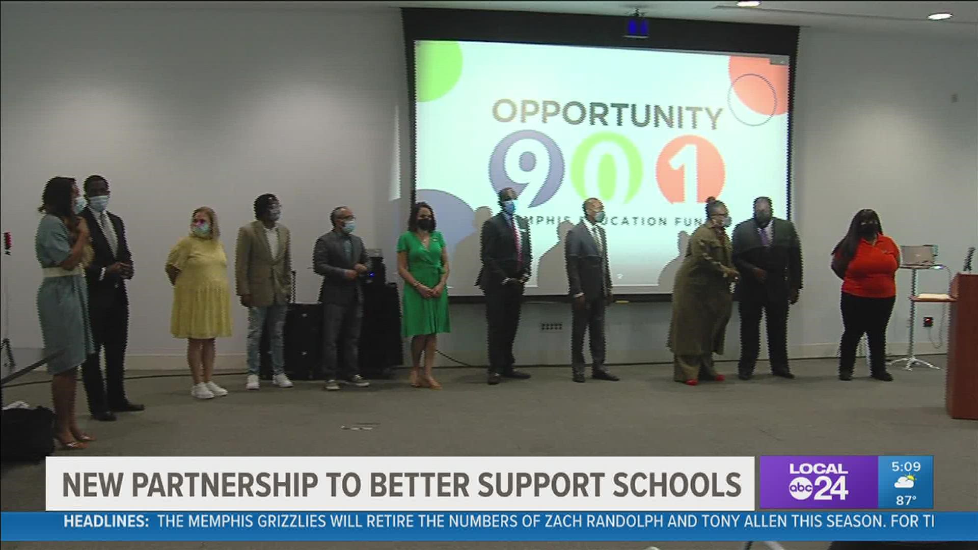 The nonprofit Memphis Education Fund unveiled a new student-centered campaign Wednesday in support of public school students in Memphis.