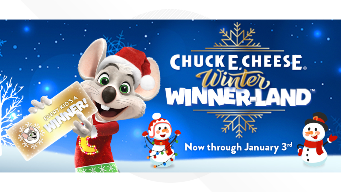 Chuck E. Cheese introduces a new holiday special event this year