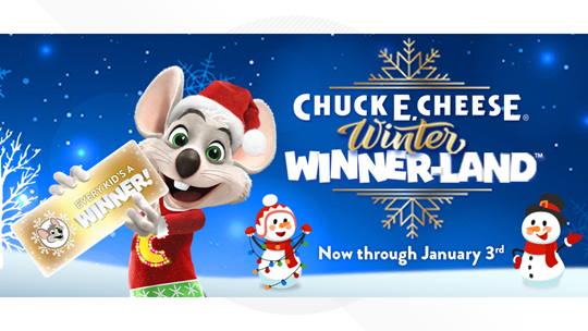 Chuck E. Cheese Introduces A New Holiday Special Event This Year 