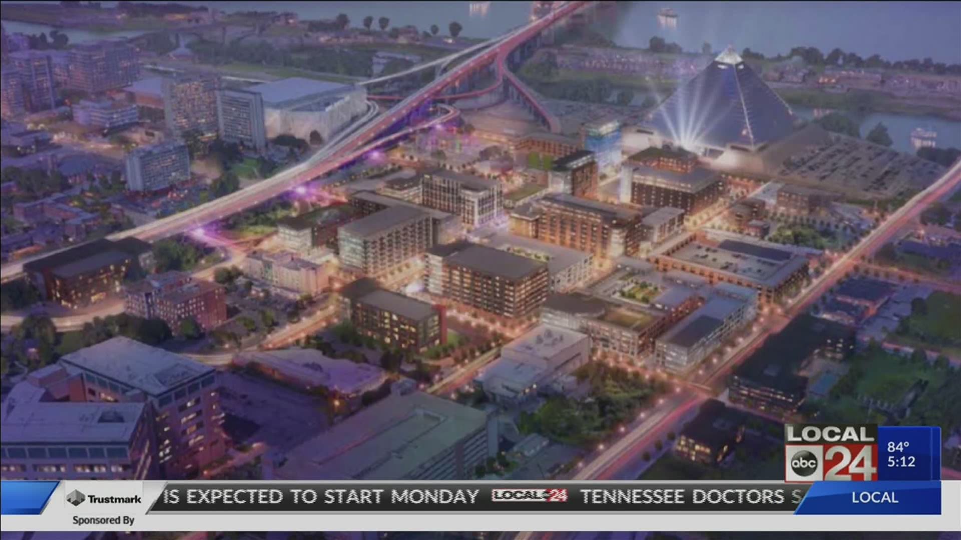 In the plan, Beale Street activity would expand and the current downtown MLGW site would turn into a residential, hospitality, office, and parking concept