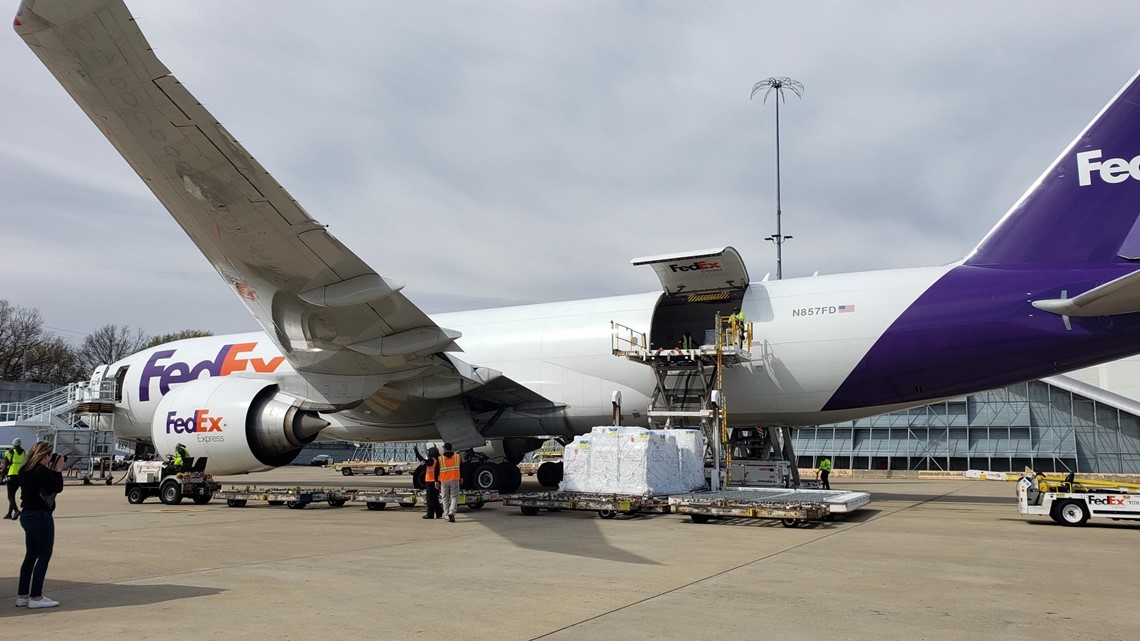 Fire at FedEx World Hub in the Memphis airport prompts large firefighter response